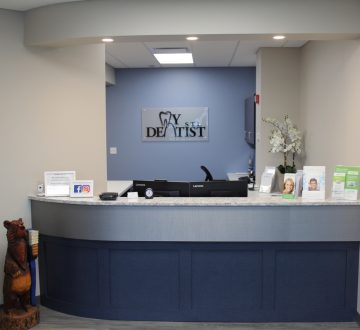 Dental clinic front desk